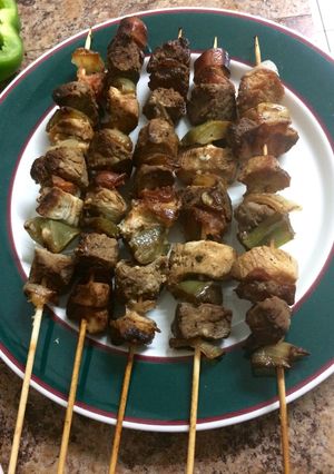 Una foto de Brochetas