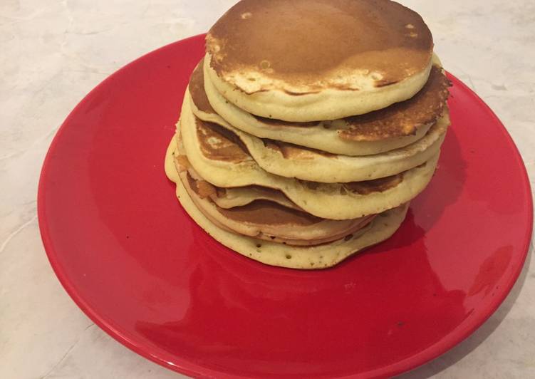 Simple Way to Prepare Perfect Pancake alle fragole - coccola di mamma