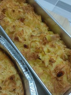 Foto resep Puding roti tawar panggang