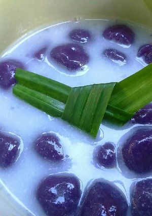 Foto resep Bubur candil ubi ungu