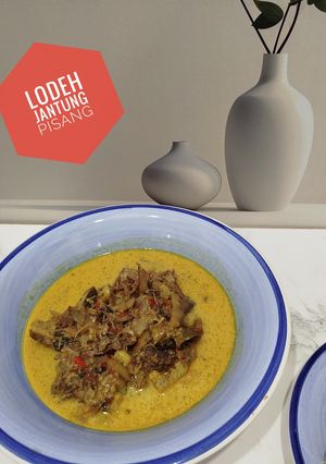 Foto resep Lodeh Jantung Pisang