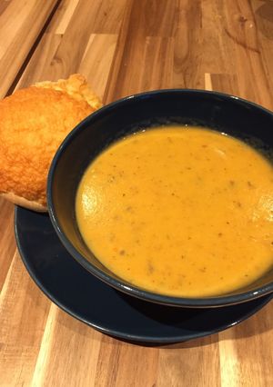 A picture of Vegetable soup.