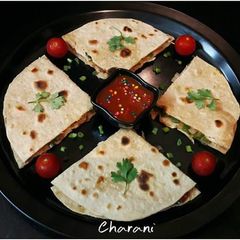 A picture of Roti Quesadillas.