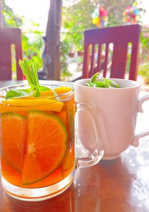 Hình của món Trà đào cam sả.