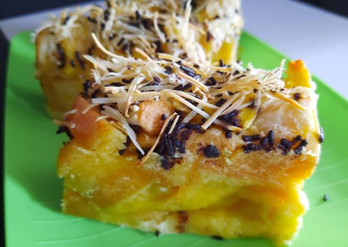 Resep Puding Roti Panggang Cokjunas Coklat Keju Nanas Oleh Momeyiwin