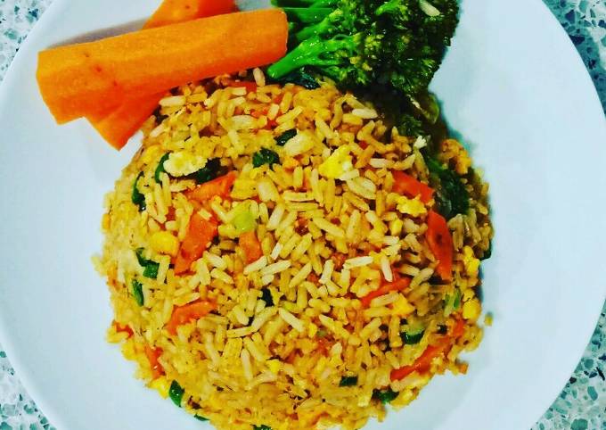 Step-by-Step Guide to Prepare Favorite Vegetarian fried rice *Vegan