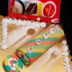 A picture of Rainbow swiss roll.