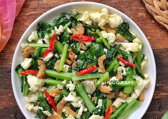 Ini dia! Resep memasak Tumis Sawi Putih Telur yang istimewa