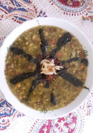عکسی از دستور آش بلغورگندم