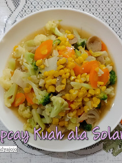 Foto resep Capcay Kuah ala Solaria