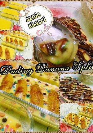 Gambar Puding Banana Splite