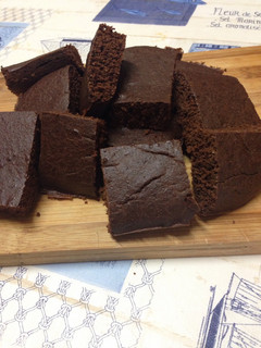 Una foto de Bizcocho fitt de chocolate