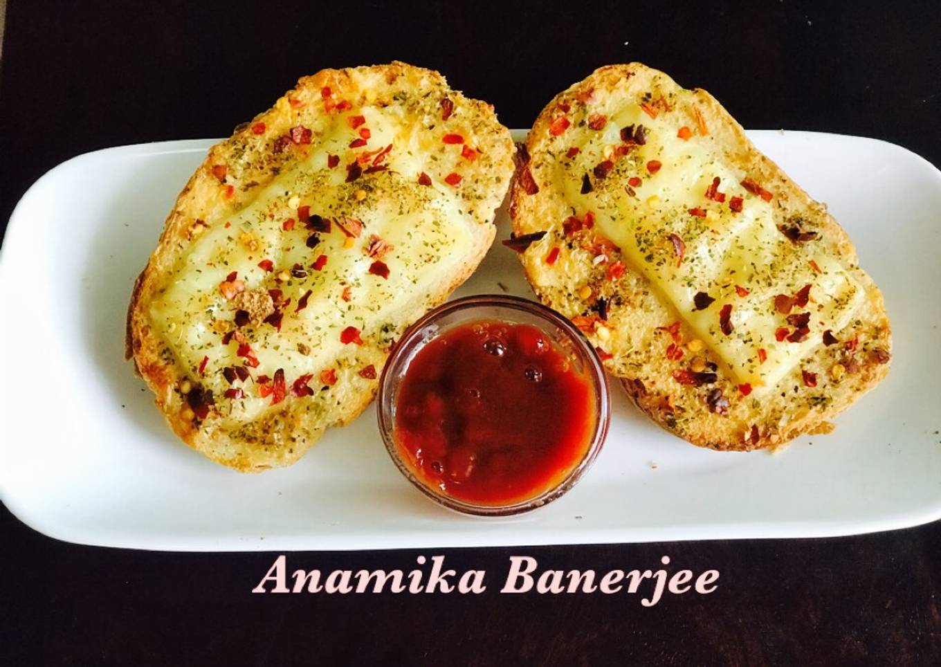 Chilli Cheese Toasted Baguettes : In just less than 20 mins