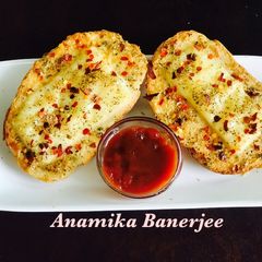 A picture of Chilli Cheese Toasted Baguettes : In just less than 20 mins.