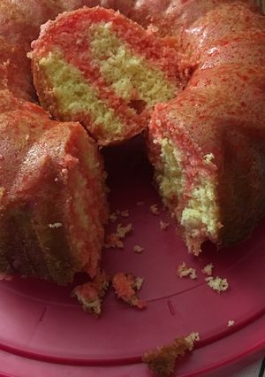A picture of Jello Cake(Two ingredients)#mycookbook.