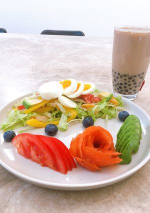 燻鮭魚沙拉 的食譜成品照片