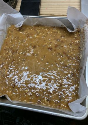 A picture of Trisha Yearwoods caramel candy.