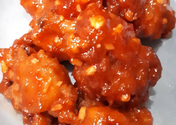 Chicken Fire pedas saus thai