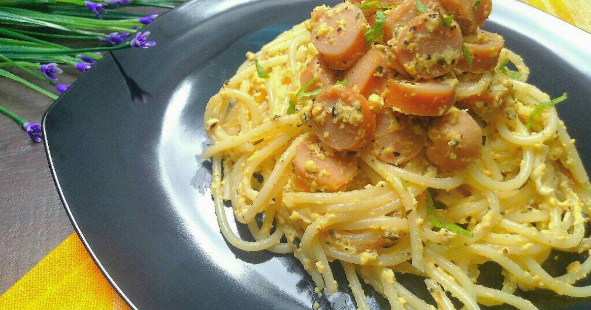 Resep Spaghetti Carbonara ala ala oleh KreasiVinagoest 