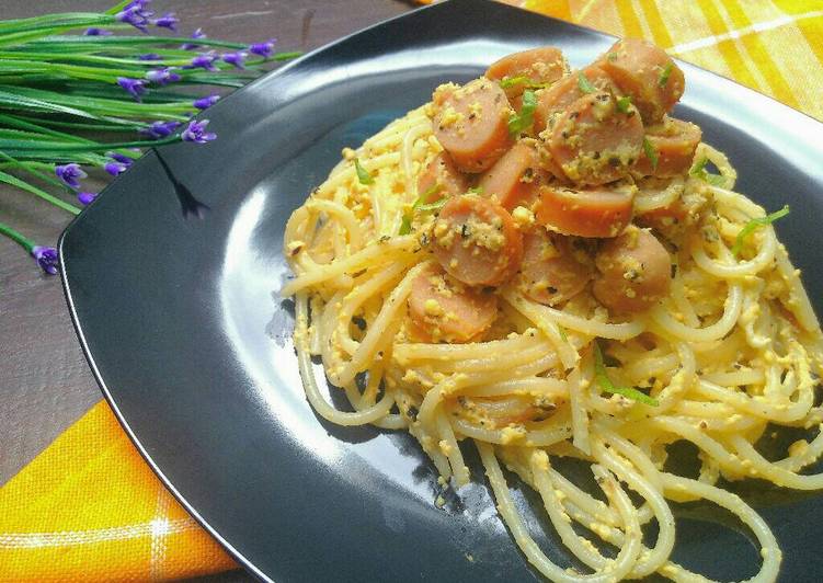 Resep Spaghetti Carbonara ala ala oleh KreasiVinagoest 