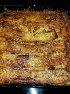 A picture of Pastelón de Platano Maduro (Puerto Rican Lasagna).