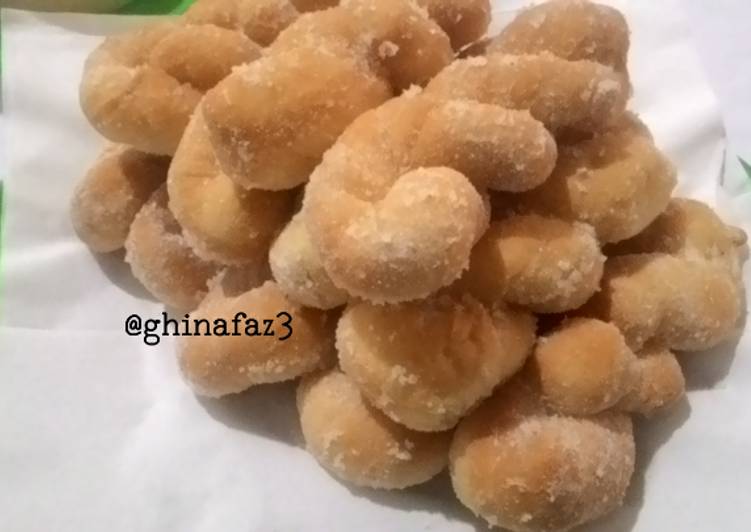 Resep Twisted Korean Doughnuts/Kkwabaegi Anti Gagal