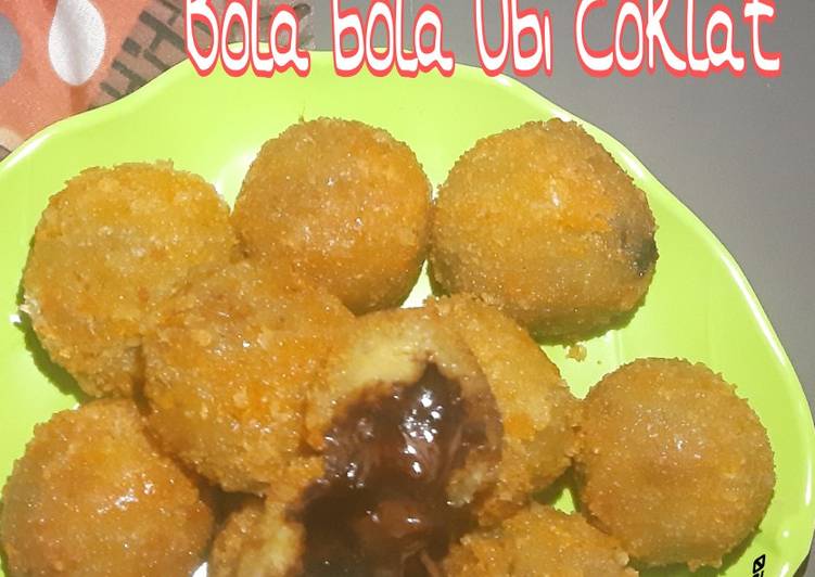 Bola Bola Ubi coklat