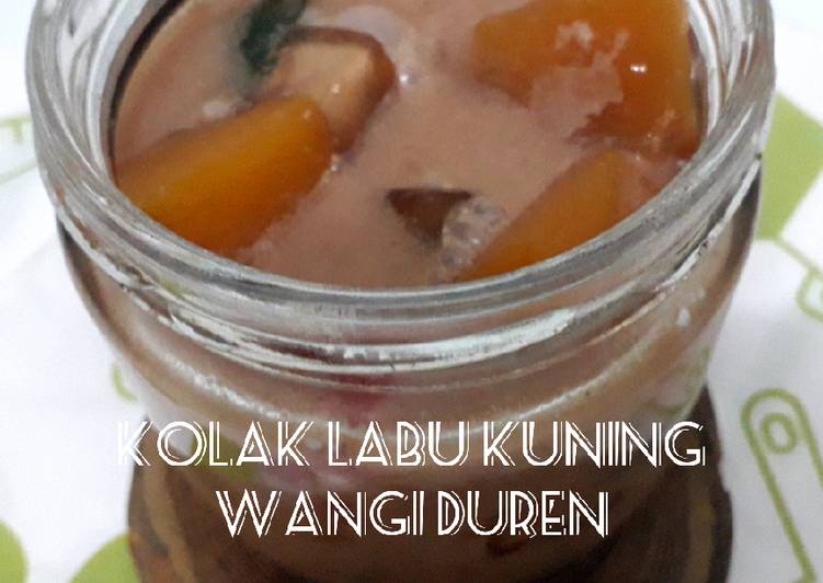 Cara Mudah Membuat Kolak labu kuning wangi duren yang Enak Banget