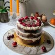 Torta selva negra libre de gluten