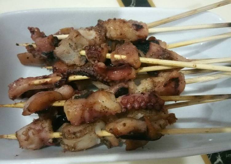 Sate gurita simpel