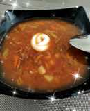 Рассольник из мяса косули
