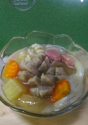 Foto resep Sup bakso jamur
