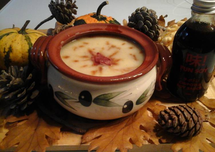 Recipe of Favorite Potato Soup with Chipotle Soy Sauce