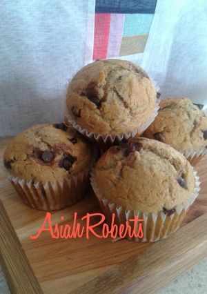 Foto resep Banana choco chip muffin