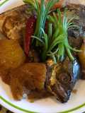 Braised Mackerel with Pineapple