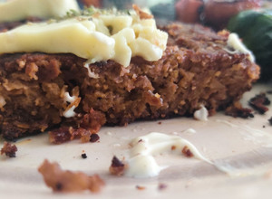 Una foto de Hamburguesas veganas de lentejas y hongos