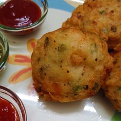 Upma cheese balls A picture of Upma cheese balls.