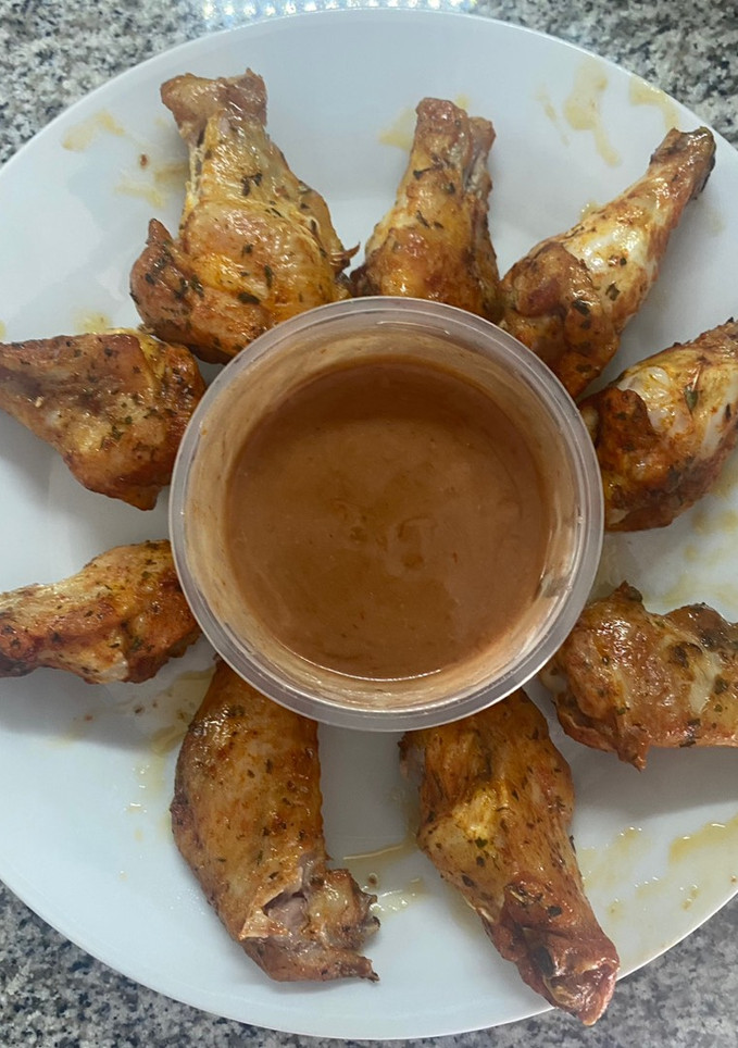 Una foto de Alitas de pollo al horno