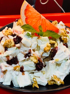 A picture of Apple salad.