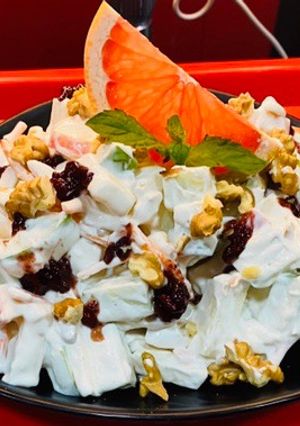 A picture of Apple salad.