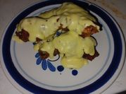 Una foto de salsa bechamel con mostaza
