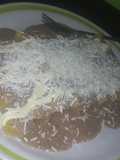 Enfrijoladas de choriqueso