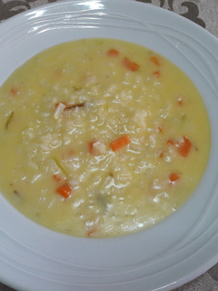 Una foto de "Risotto" de queso vegano 🍚