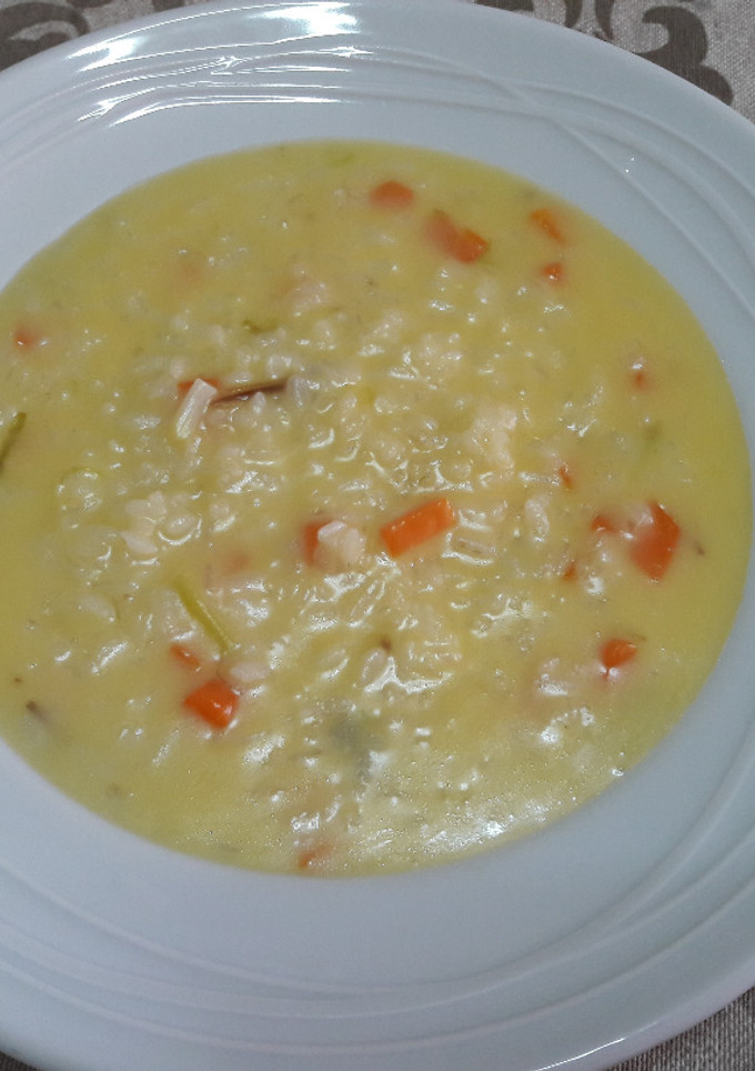 Una foto de "Risotto" de queso vegano 🍚