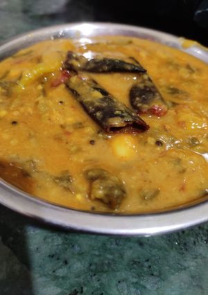 A picture of Palak dal.