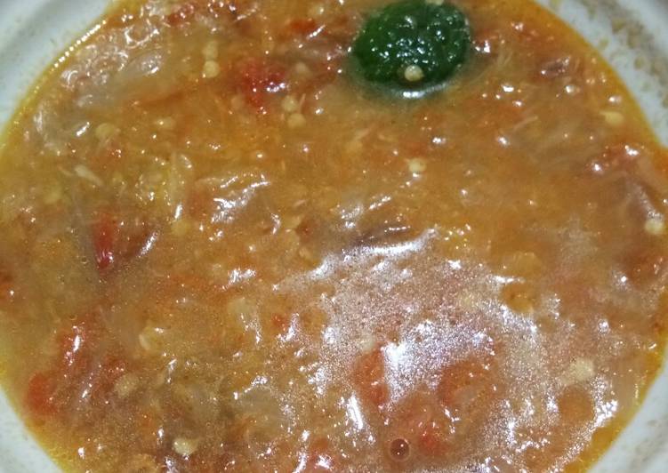 Sambal pecak sederhana