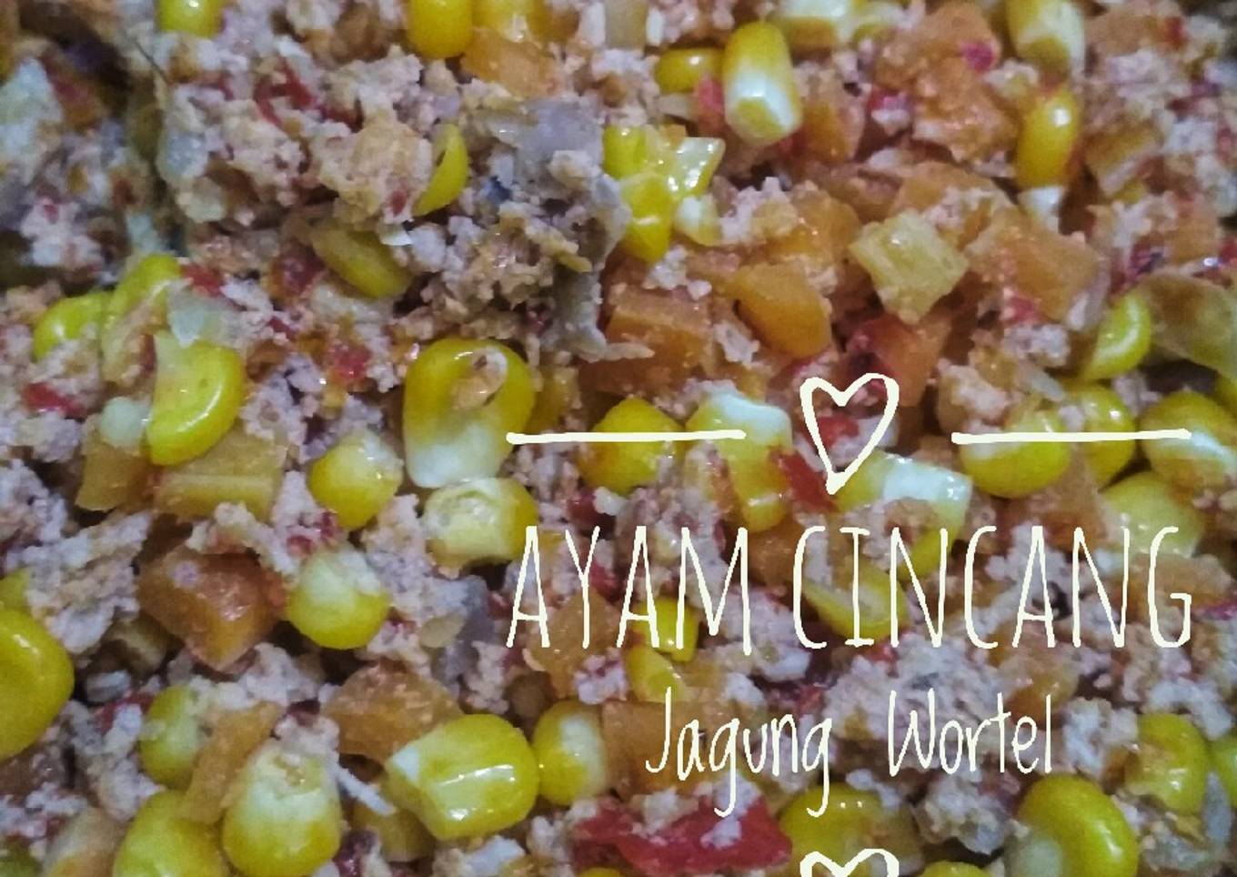 Sambal goreng ayam cincang