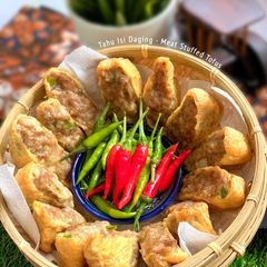 A picture of Meat Stuffed Tofus - Tahu isi daging.