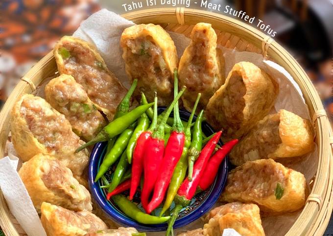 Meat Stuffed Tofus - Tahu isi daging