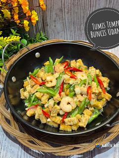 Foto resep Tumis Tempe Buncis Udang